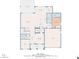 Detailed first-floor plan showcasing room layouts and dimensions of the house at 4132 W Tunnel Mine Rd, New River, AZ 85087