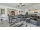Bright and open living room featuring stylish furnishings and neutral decor at 12048 E Chevelon Trl, Gold Canyon, AZ 85118