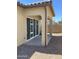 Covered patio featuring a sliding glass door entry, offering a seamless transition to indoor/outdoor living at 1255 N Arizona Ave # 1216, Chandler, AZ 85225