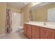 Bathroom showcasing vanity with generous counterspace, sink, and toilet at 135 S Verde Ln, Casa Grande, AZ 85194