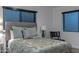 Comfortable bedroom with a queen size bed and modern decor at 1539 W Puget Ave, Phoenix, AZ 85021