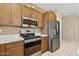 Modern kitchen with stainless steel appliances and bright countertops at 20394 N Coronado Way, Surprise, AZ 85374