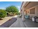 Beautifully designed patio offers serene views, comfortable seating, and an inviting atmosphere for relaxation and entertaining at 20394 N Coronado Way, Surprise, AZ 85374
