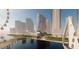 Architectural rendering of a modern building complex by the water with a sailboat in the foreground at 21 E 6Th St # 316, Tempe, AZ 85281