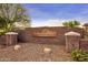 Chaparral Estates West entrance sign surrounded by desert landscaping and gravel at 2727 S Balboa Dr, Gilbert, AZ 85295