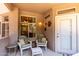 Cozy outdoor seating area on the patio, perfect for relaxing and enjoying the fresh air at 3830 E Lakewood Pkwy # 1057, Phoenix, AZ 85048