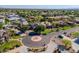 Stunning neighborhood aerial view showcasing well-manicured lawns and mature trees at 3949 E Norcroft Cir, Mesa, AZ 85215