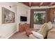 Sitting area with hardwood accents, recessed lighting, and natural lighting at 7475 E Gainey Ranch Rd # 4, Scottsdale, AZ 85258