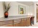 Functional countertop area with cabinets and drawers, ideal for meal prep or a coffee bar at 7601 E Indian Bend Rd # 1049, Scottsdale, AZ 85250