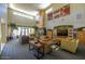 Spacious and stylish resident lounge with high ceilings and contemporary decor at 7601 E Indian Bend Rd # 1049, Scottsdale, AZ 85250