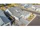 Stunning aerial view of the home featuring a tile roof, desert landscaping, and charming curb appeal at 8138 E Jacaranda St, Mesa, AZ 85207