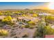 Beautiful aerial view of a home and lush landscaping at 9415 N 124Th St, Scottsdale, AZ 85259