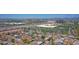 Aerial view of a neighborhood close to a highway and commercial businesses at 1526 W Huntington Dr, Tempe, AZ 85282