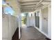 Enclosed patio with white cinder block walls offering a private outdoor space at 2133 W Turney Ave # C88, Phoenix, AZ 85015