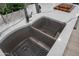 Modern kitchen sink with dual basins and stylish faucet at 3020 N 165Th Ave, Goodyear, AZ 85395