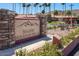 Community entrance sign for Shadow Mountain Villas, showcasing the property's name and location at 3511 E Baseline Rd # 1104, Phoenix, AZ 85042