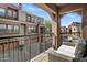 Balcony view showcasing the neighborhood with townhome and garage views at 3935 E Rough Rider Rd # 1252, Phoenix, AZ 85050
