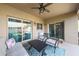 Relaxing covered patio featuring comfortable furniture and an inviting outdoor space at 6101 W Grandview Rd, Glendale, AZ 85306