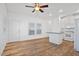 Bright and inviting living room with wood-look floors and modern features at 7807 E Main St # F36, Mesa, AZ 85207