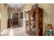 Welcoming foyer with tile flooring, natural lighting, and decorative accents at 9938 E Little Nugget Way, Gold Canyon, AZ 85118