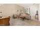 Cozy living room with comfortable seating and ample natural light at 10040 W Royal Oak Rd # N, Sun City, AZ 85351