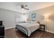 Bedroom with a ceiling fan and natural light from the window at 1210 W Missouri Ave, Phoenix, AZ 85013
