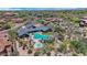 Community pool and spa surrounded by desert landscape at 20801 N 90Th Pl # 271, Scottsdale, AZ 85255