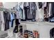 Organized walk-in closet with shelving, hanging racks, and plenty of storage space at 2660 S Equestrian Dr # 103, Gilbert, AZ 85295