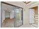 Spacious patio with sliding glass door to living area at 3434 E Baseline Rd # 265, Phoenix, AZ 85042