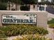 Graybriar community sign surrounded by flowers at 3810 N Maryvale Pkwy # 2061, Phoenix, AZ 85031