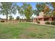 Outdoor common area featuring community BBQ area and lush green grass at 540 N May -- # 2110, Mesa, AZ 85201