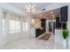 Gorgeous kitchen with stainless steel appliances and white marble countertop at 5922 W Michelle Dr, Glendale, AZ 85308