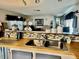 The kitchen sink features wood countertops and mosaic backsplash at 5933 E Main St # 114, Mesa, AZ 85206