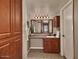 Bathroom features a vanity with double sinks, ample storage, and neutral tones at 5995 N 78Th St # 1047, Scottsdale, AZ 85250