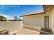 Private patio with a brick floor and stucco walls at 6601 W Montego Ln, Glendale, AZ 85306