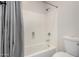Bright bathroom with a shower and toilet at 9825 E Gary St, Mesa, AZ 85207