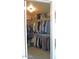 Walk-in closet with clothing racks and shelves at 1010 N Osprey Ct, Gilbert, AZ 85234
