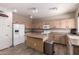 Spacious kitchen with an island, ample counter space, and modern appliances at 1014 W Mulberry Dr, Chandler, AZ 85286