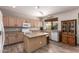 A traditional kitchen featuring an island and great natural light at 1014 W Mulberry Dr, Chandler, AZ 85286