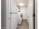 Laundry room equipped with a washer, dryer, and ample storage space at 1014 W Mulberry Dr, Chandler, AZ 85286
