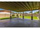 Covered patio that overlooks a lush backyard at 1115 E Carter Dr, Tempe, AZ 85282