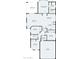 Detailed floorplan showcasing the layout of the house, including bedrooms, bathrooms, living areas, and garage at 1241 E Elm Rd, San Tan Valley, AZ 85140