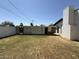 Backyard featuring storage and covered patio area at 1723 W Cheryl Dr, Phoenix, AZ 85021