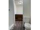 Bathroom with a toilet, step-up tub and walk-in shower at 1723 W Cheryl Dr, Phoenix, AZ 85021