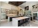 Gourmet kitchen with dual islands, pendant lighting, stainless steel appliances, and sleek cabinetry at 19917 E Natalie Way, Queen Creek, AZ 85142