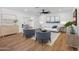 Beautifully staged living room with modern furniture, decor and light wood flooring at 20 W Pasadena Ave, Phoenix, AZ 85013