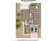 Detailed floor plan showcasing the layout of the home with room dimensions and relationship to garage at 2028 W Alice Ave, Phoenix, AZ 85021