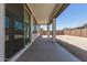 Covered patio perfect for relaxing, overlooking a low-maintenance gravel backyard at 22876 E Via Del Sol --, Queen Creek, AZ 85142