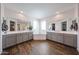 Well-appointed bathroom with double vanities and a luxurious soaking tub at 25051 N 140Th Dr, Surprise, AZ 85387