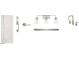 Bathroom upgrades include modern light fixture, faucet, and hardware at 26370 N 77Th Dr, Peoria, AZ 85383
